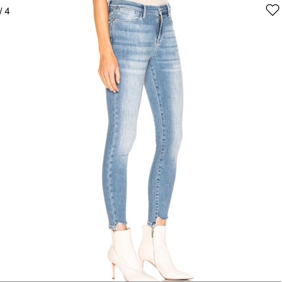 FRAME | Le High Skinny Front Chew Paltrow Jeans 27 - Picture 2 of 15